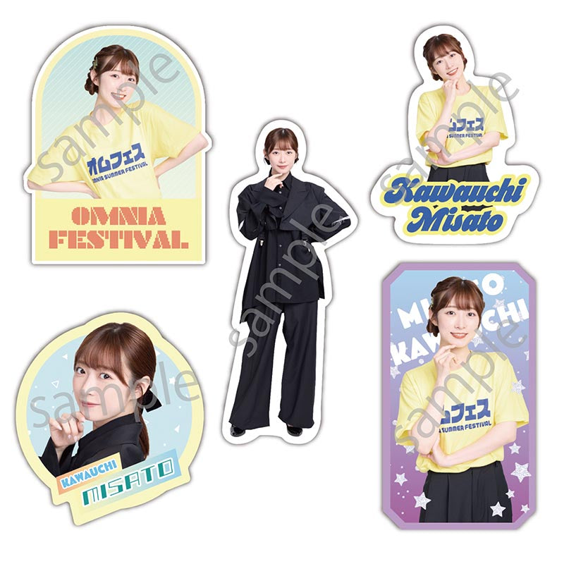 ランダムステッカー河内美里（全5種1枚入り） [オムフェス2026]＜受付期間：～9/8＞