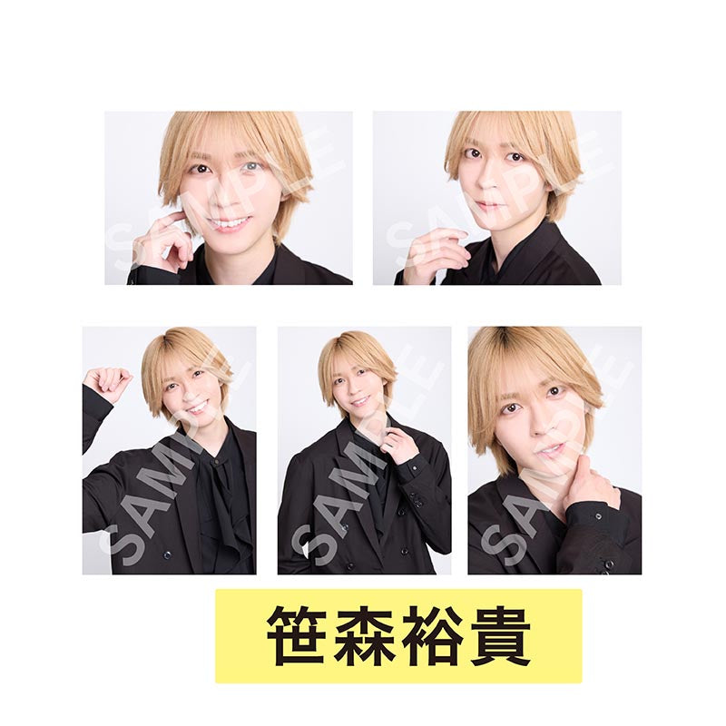 ブロマイド5枚セット笹森裕貴（黒） [オムフェス2026]＜受付期間：～9/8＞