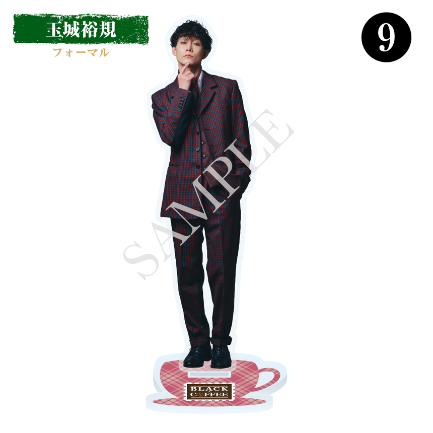 【BLACK COFFEE】Acrylic Stand: Yuki Tamaki (Formal) ＜Order Period: ～6/28＞